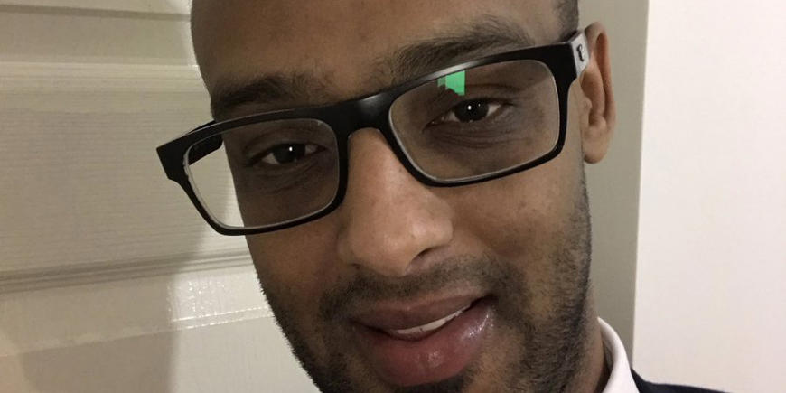 Ibrahim selfie