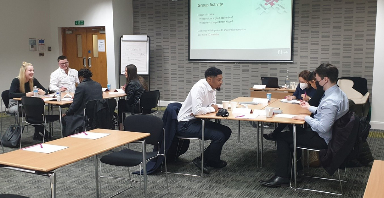 Apprenticeships at Hyde The Hyde Group