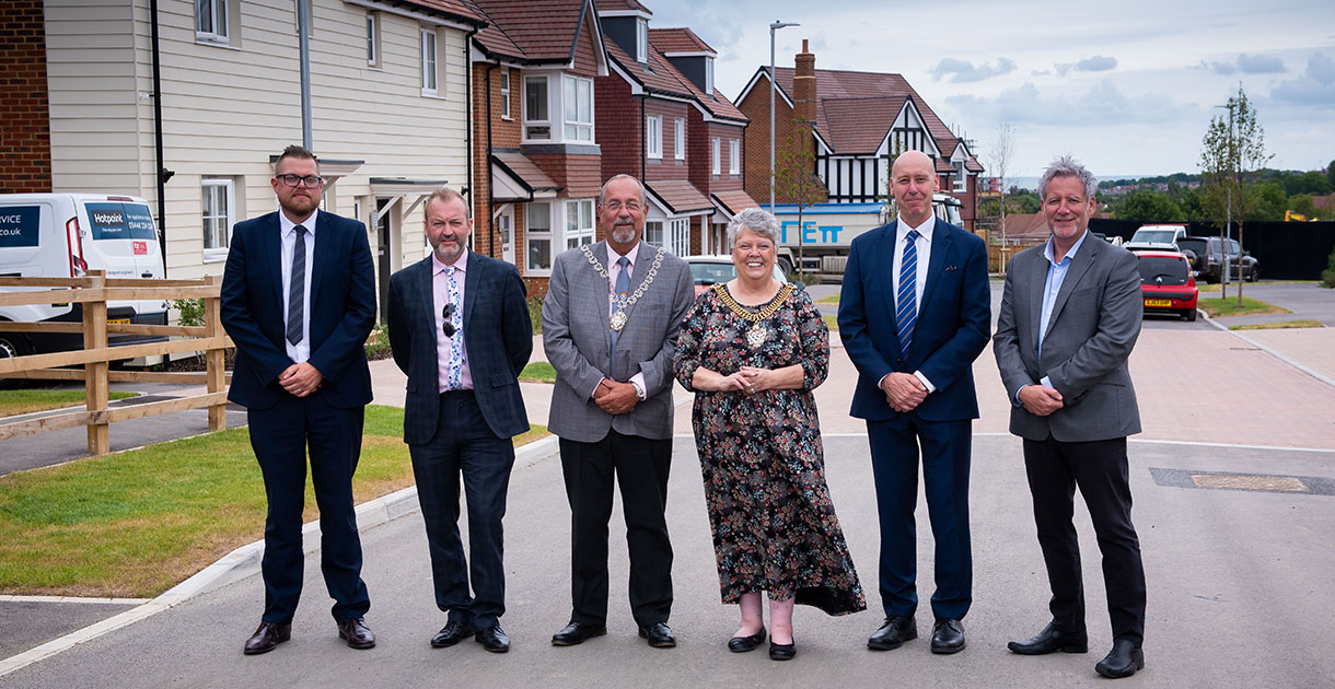 Mayor launches 400 new homes for Whitstable The Hyde Group