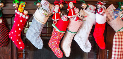 Christmas Stockings Banner