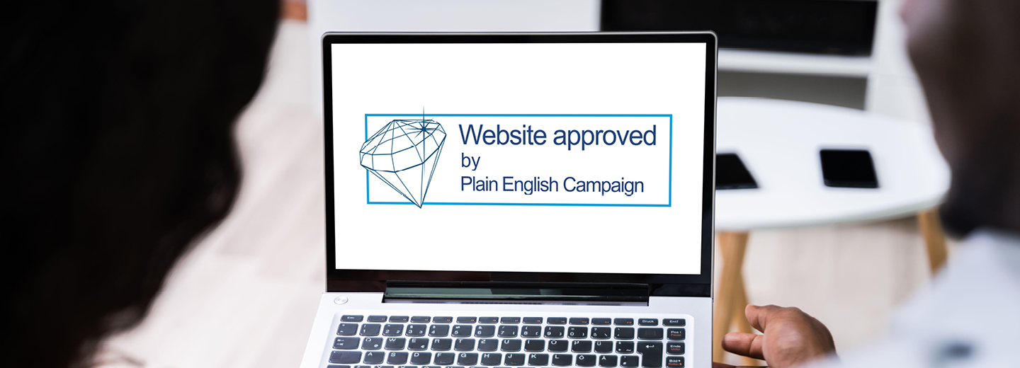 Plain English Campaign Crystal Mark Web Banner