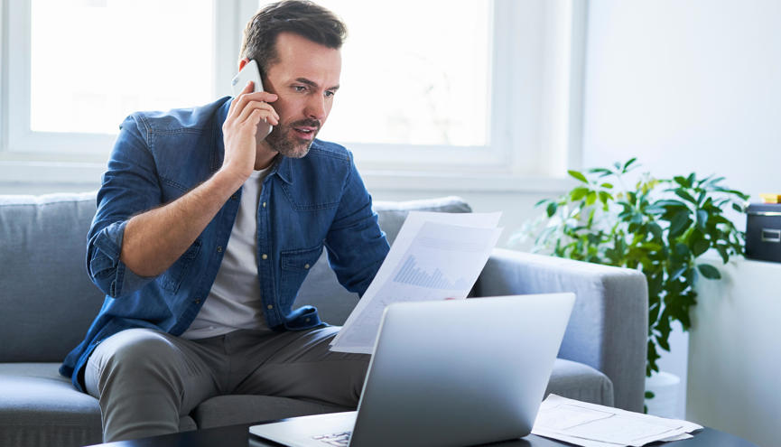 Man On Phone