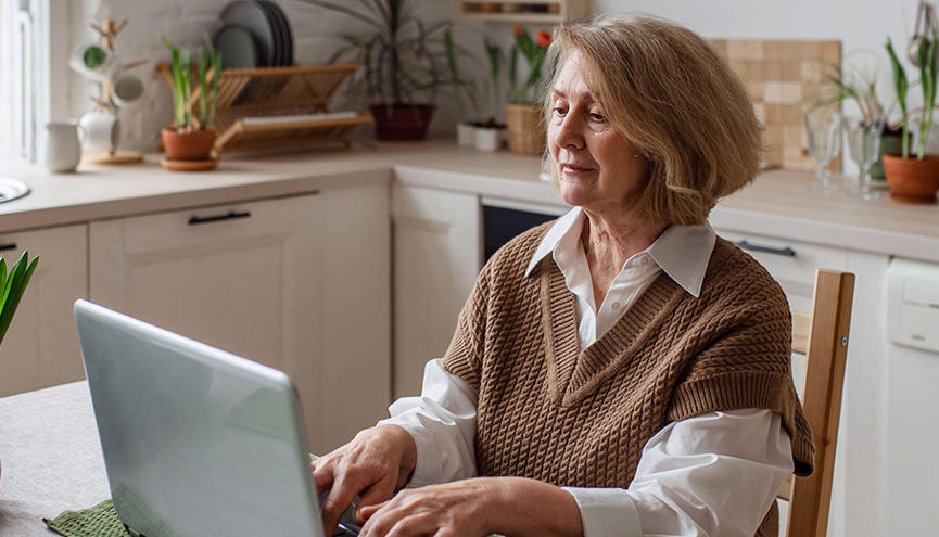 It Woman At Computer