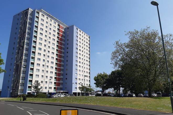Gosport Tower sunny May 2023