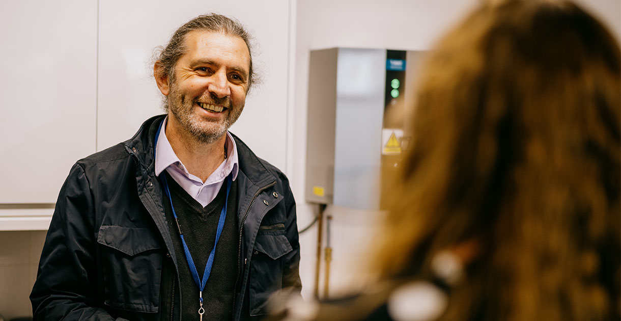 Hyde Staff Talking To Customer SEO