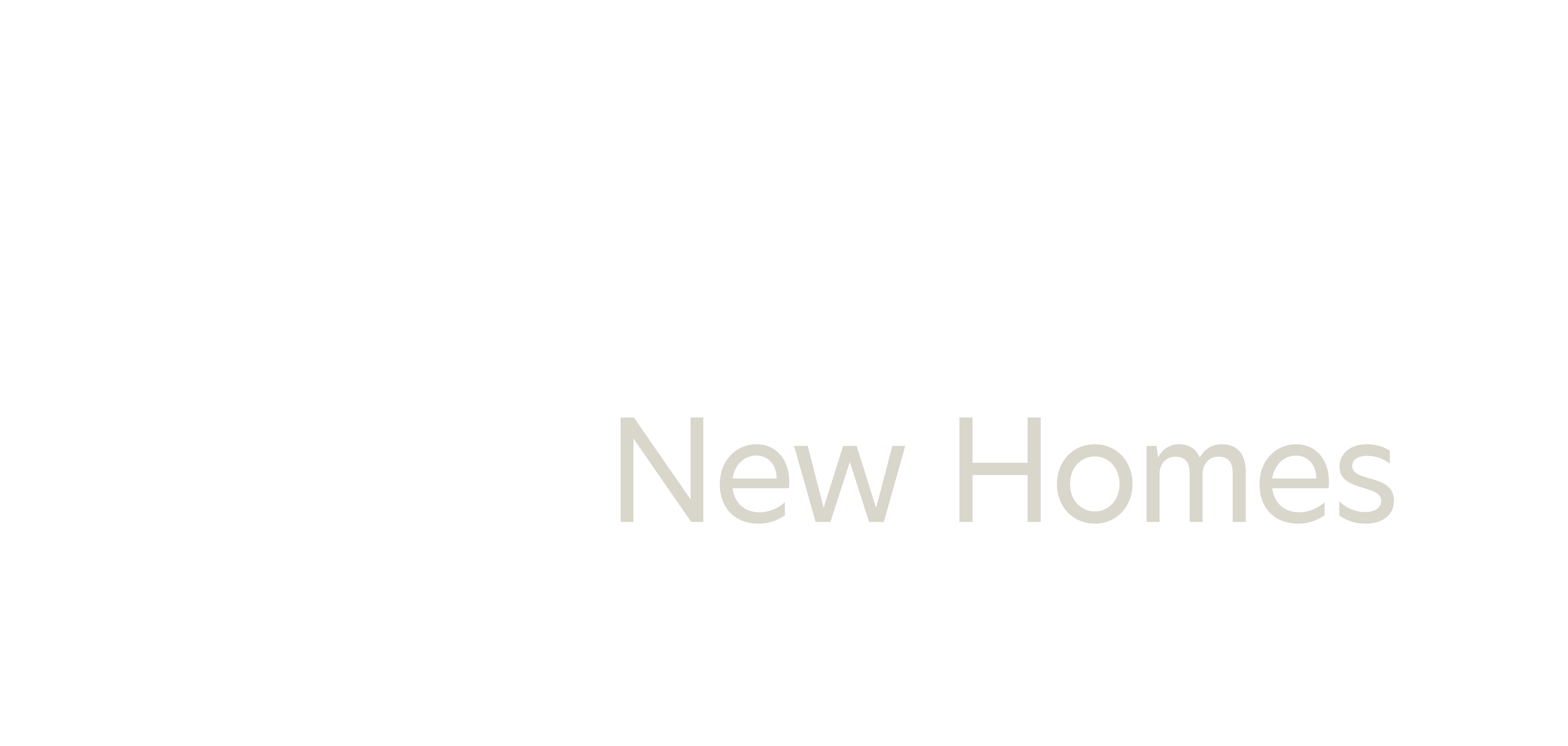 Hyde New Homes Logo Primary WHITE